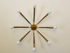 French 1960s Flush Sputnik Light