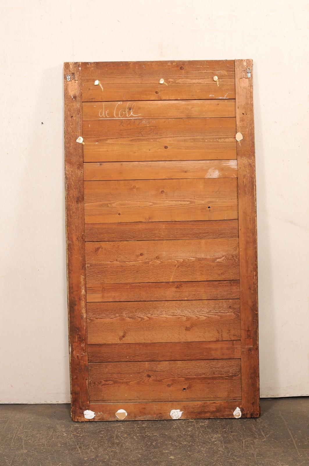 Francés 7 Pies Espejo alto dorado con adornos bellamente tallados, S. XIX en venta 8