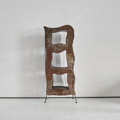 French 70s Artist Made Steel Shelving Unit