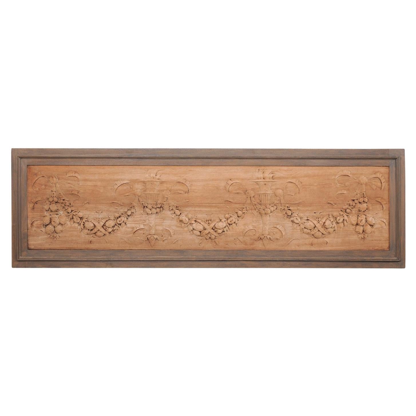 French 8+ Ft Long Neoclassical Wall Panel