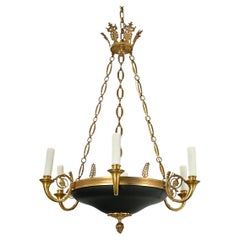 French 8-Light Empire Style Chandelier