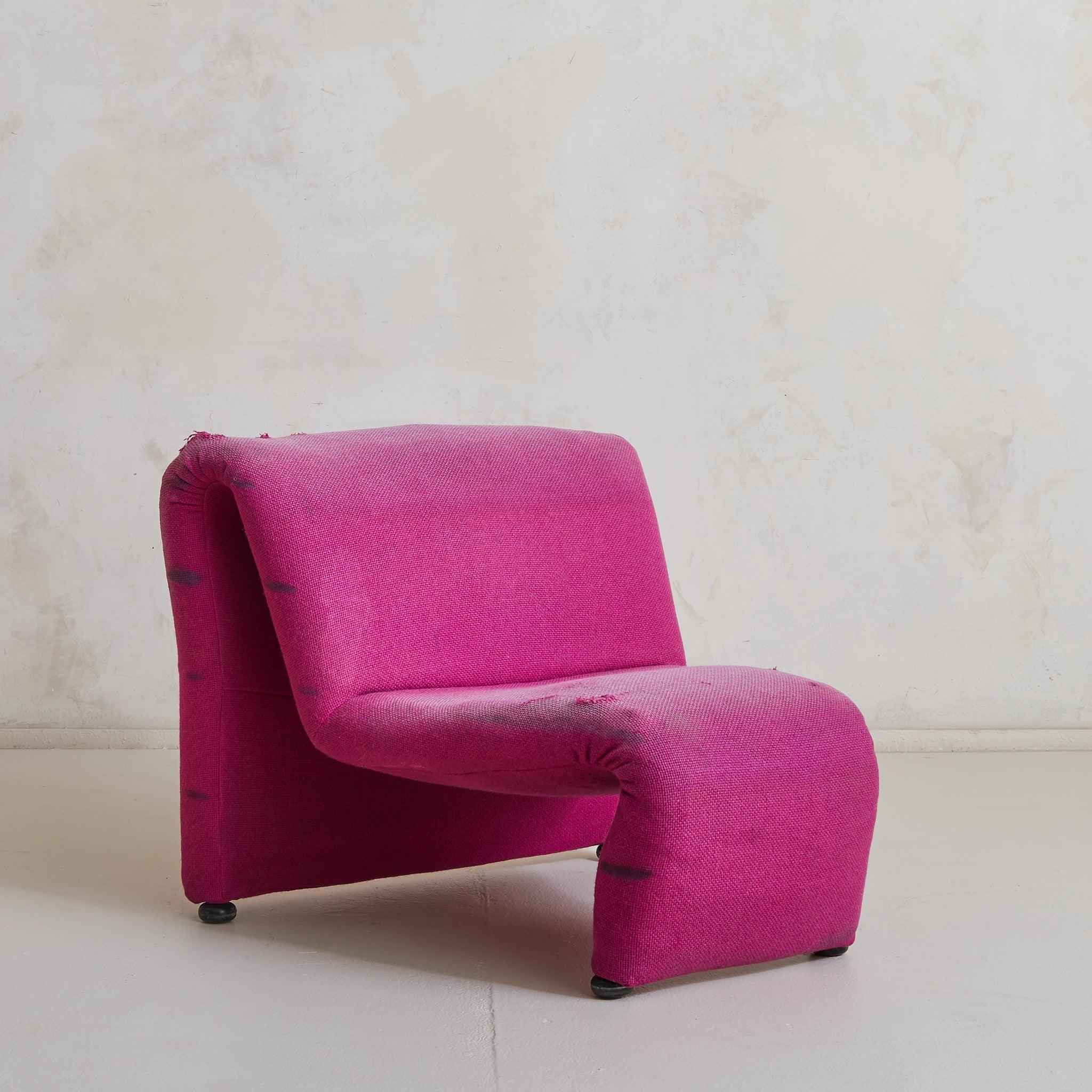 Late 20th Century French 9-Piece Serpentine Sectional Sofa Attributed to Étienne Fermigier, 1970s For Sale