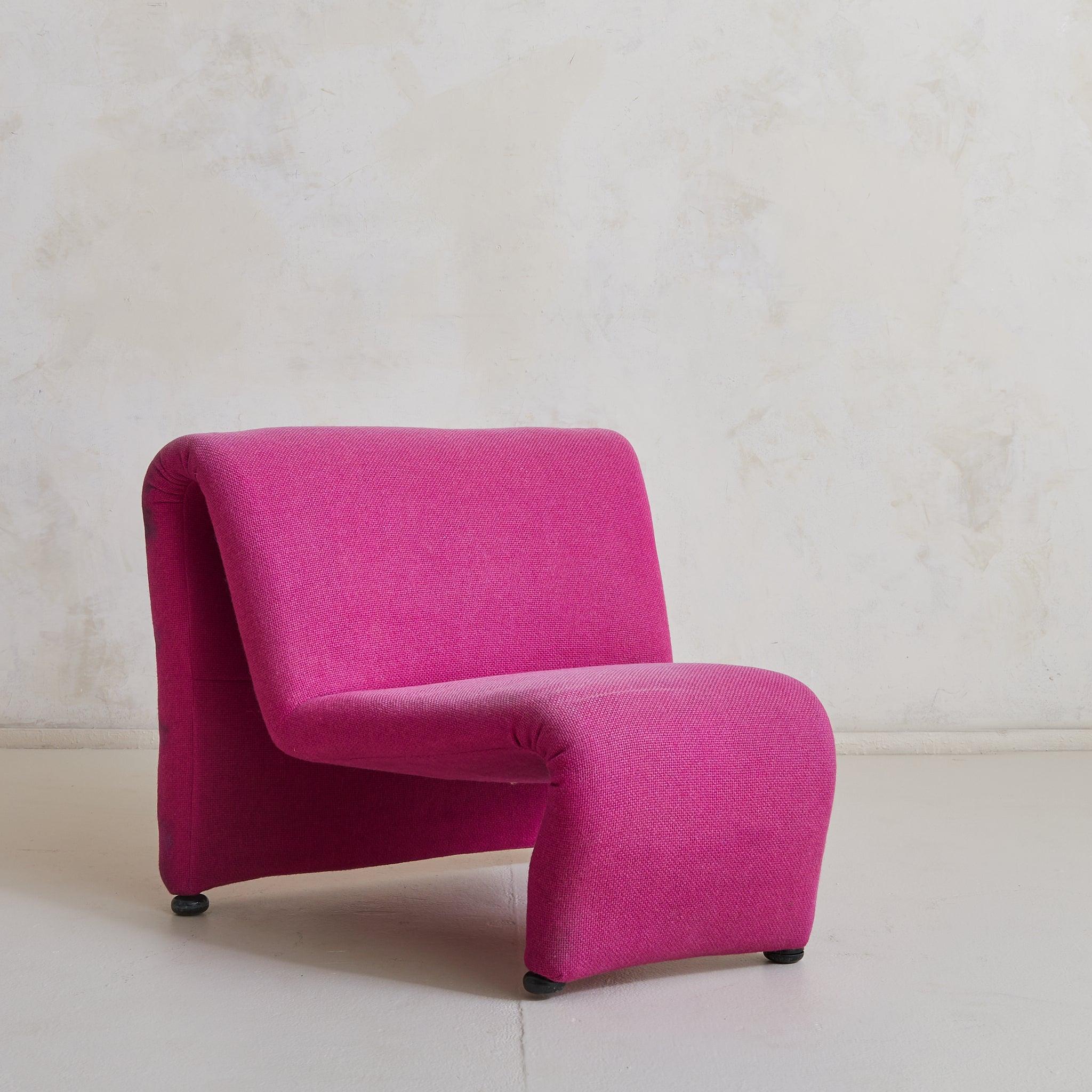 French 9-Piece Serpentine Sectional Sofa Attributed to Étienne Fermigier, 1970s For Sale 1