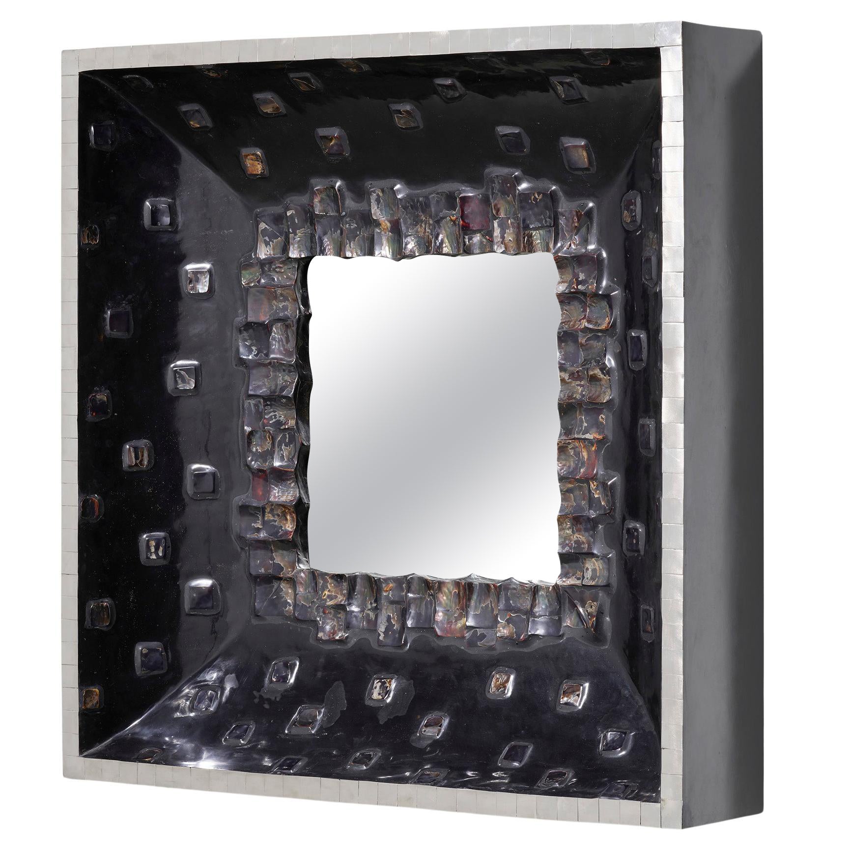 French Abalone Mirror