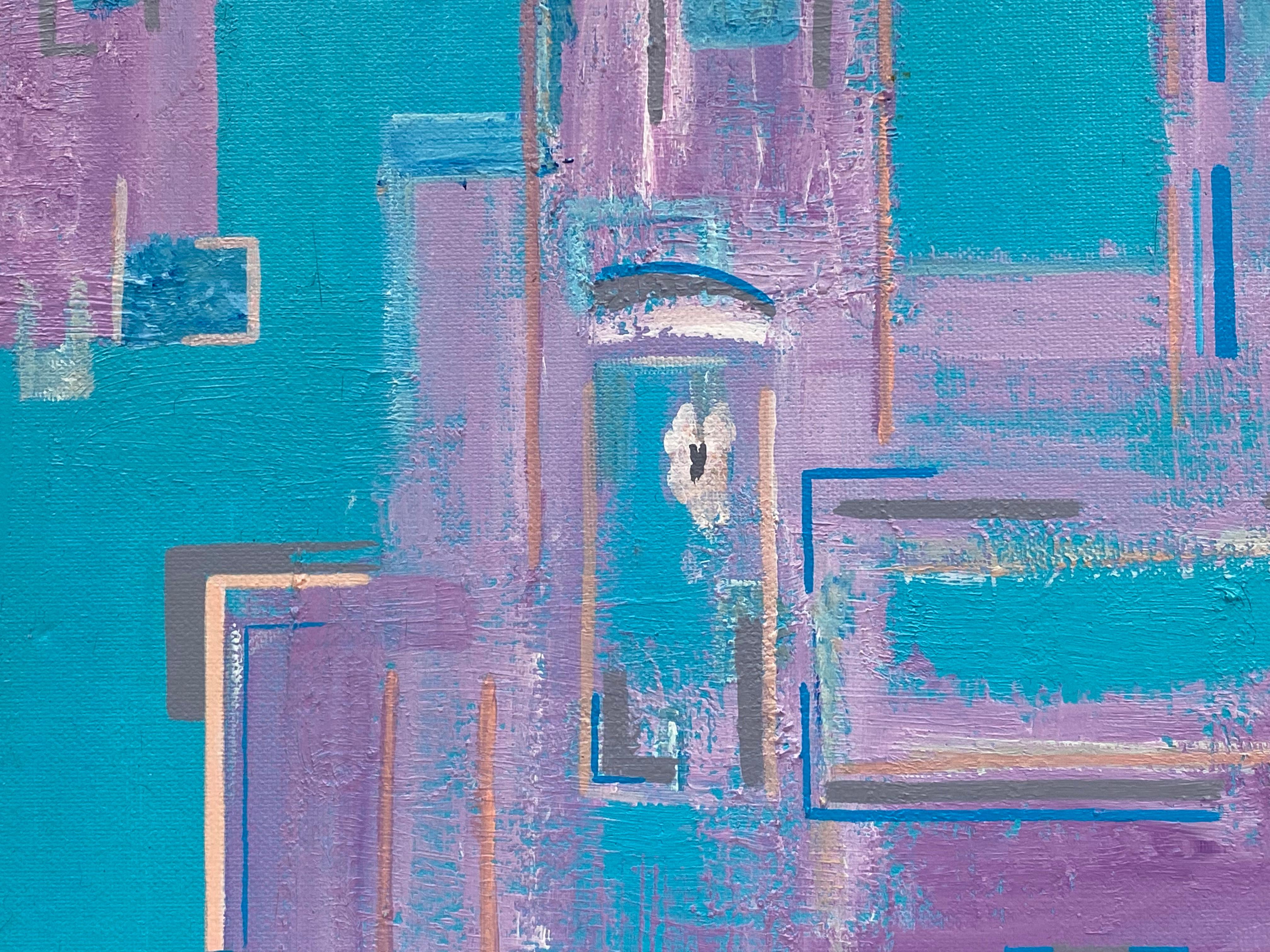 Abstract Composition
French School, contemporary
signed and inscribed verso
oil painting on board, framed
size: 14.5 x 21 inches
framed: 16 x 23 inches
condition: overall good and sound
provenance: from a private collection in Paris

Amazing