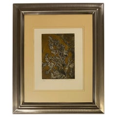 Lithographie abstraite française originale, signée intitulée « Le rêve »
