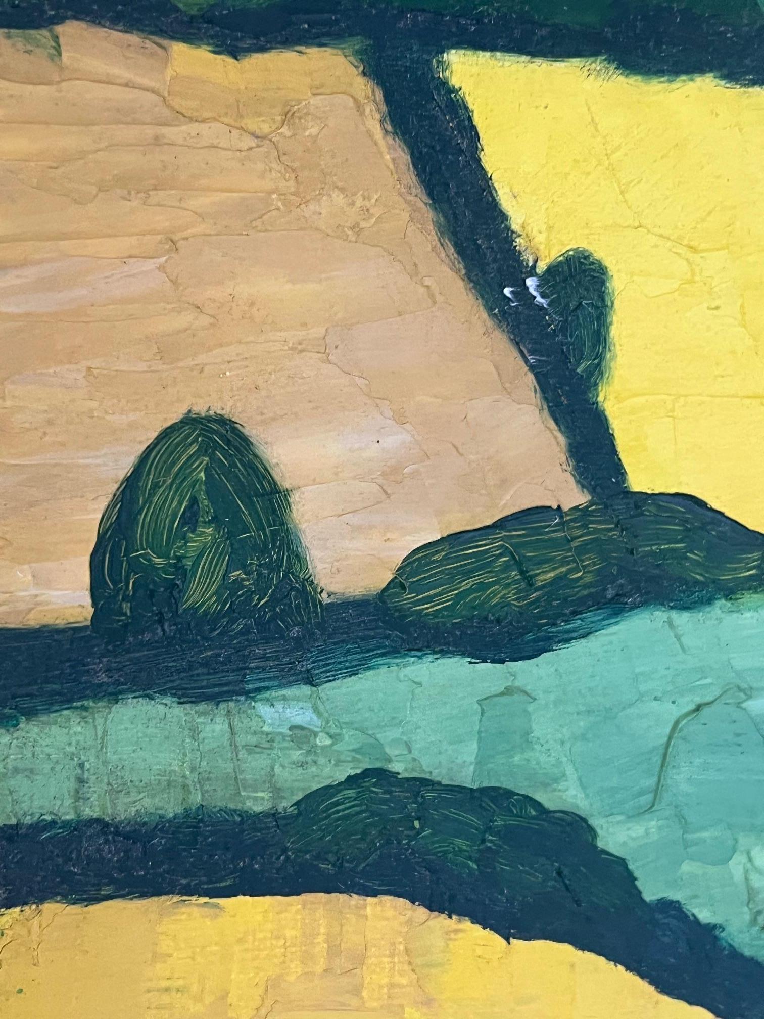 Peinture à l'huile abstraite française en vente 3