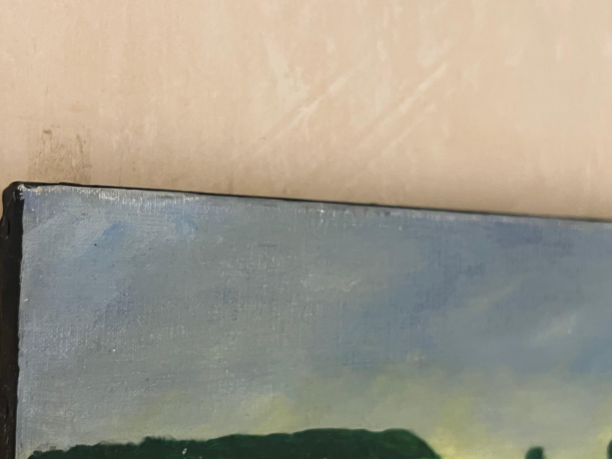 Peinture à l'huile abstraite française en vente 4