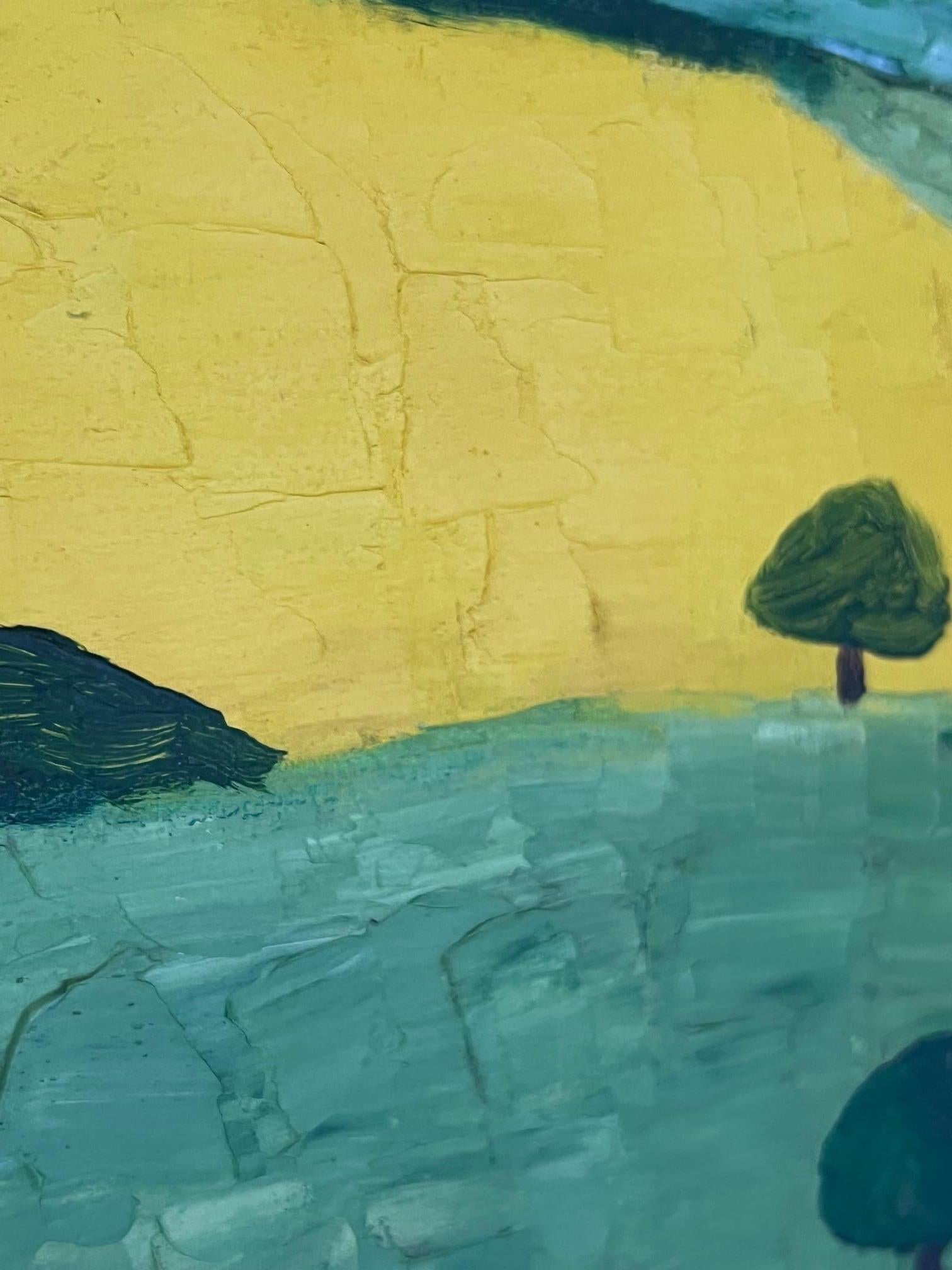 Peinture à l'huile abstraite française en vente 6