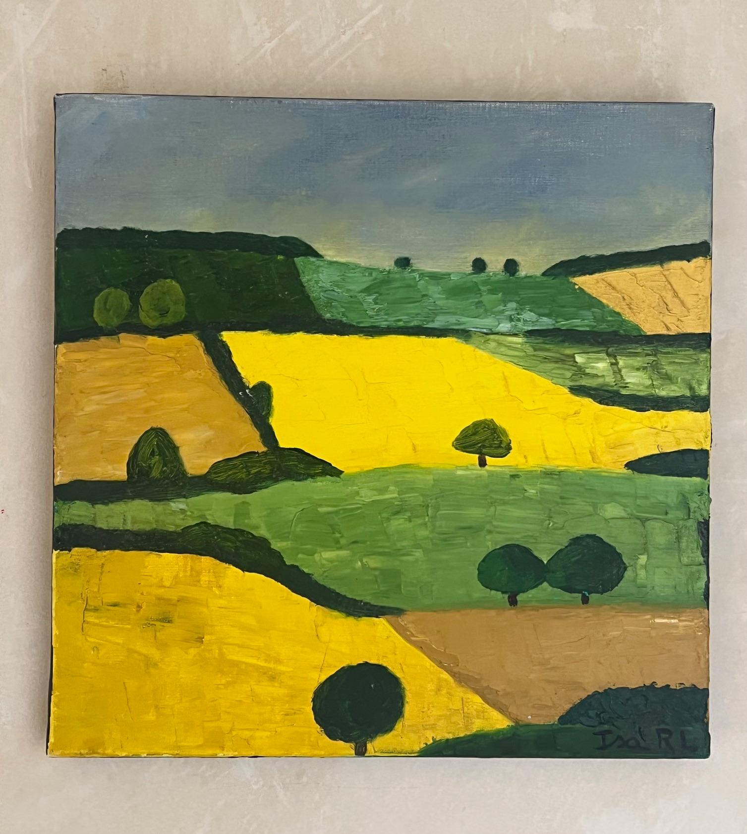 Peinture à l'huile abstraite française en vente 7