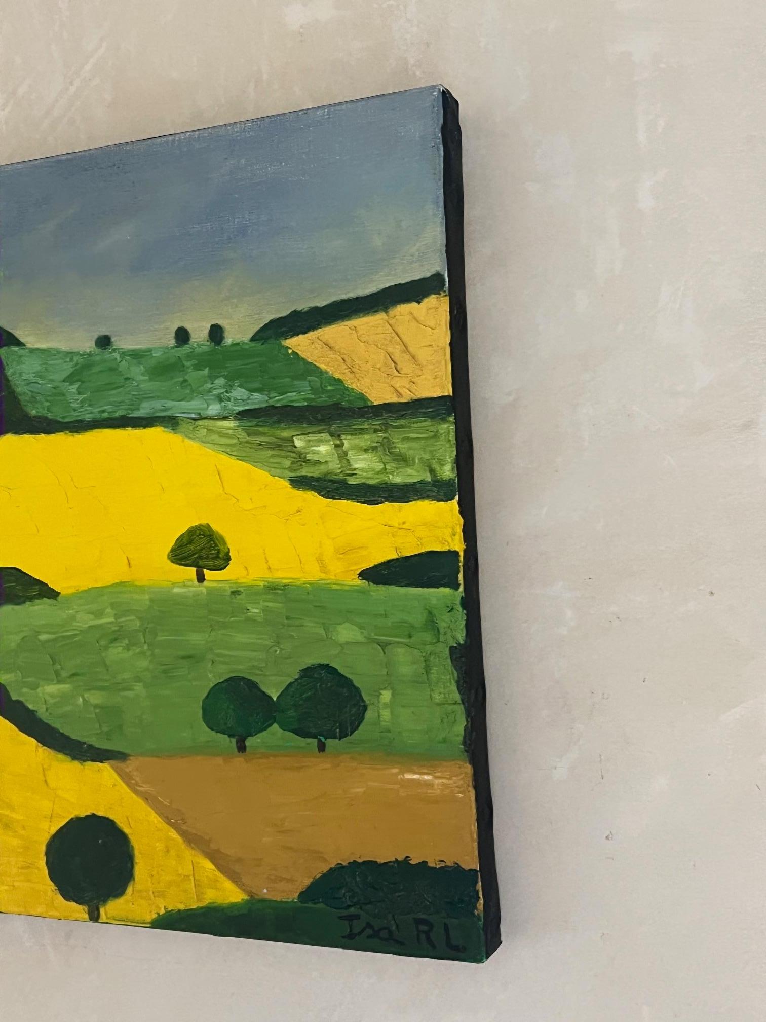 Peinture à l'huile abstraite française en vente 8