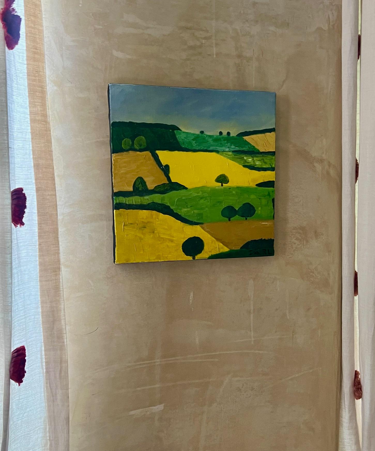 Expressionniste Peinture à l'huile abstraite française en vente