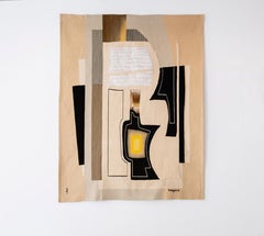 Tapisserie abstraite française de Michel Degand