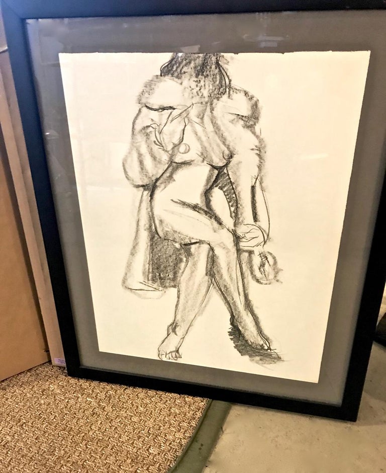 Mid-20th Century French Academic Drawing, circa 1945-1950 For Sale
