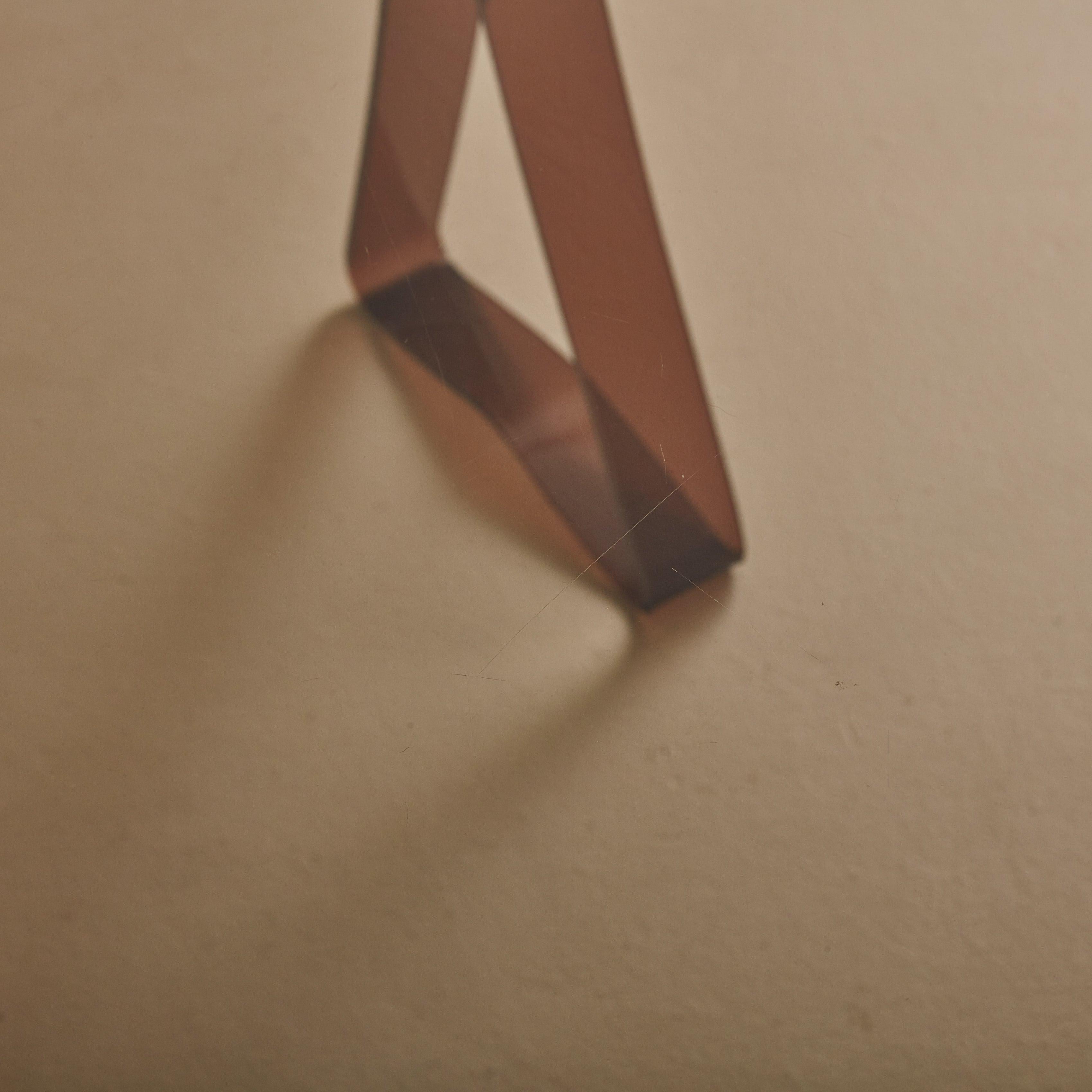 Schreibtisch aus Acryl + Glas, Michel Dumas zugeschrieben, 1970er Jahre 4
