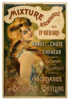 French Ad Glacoid Poster, Belle Époque Style, Late 19th Century, Paper