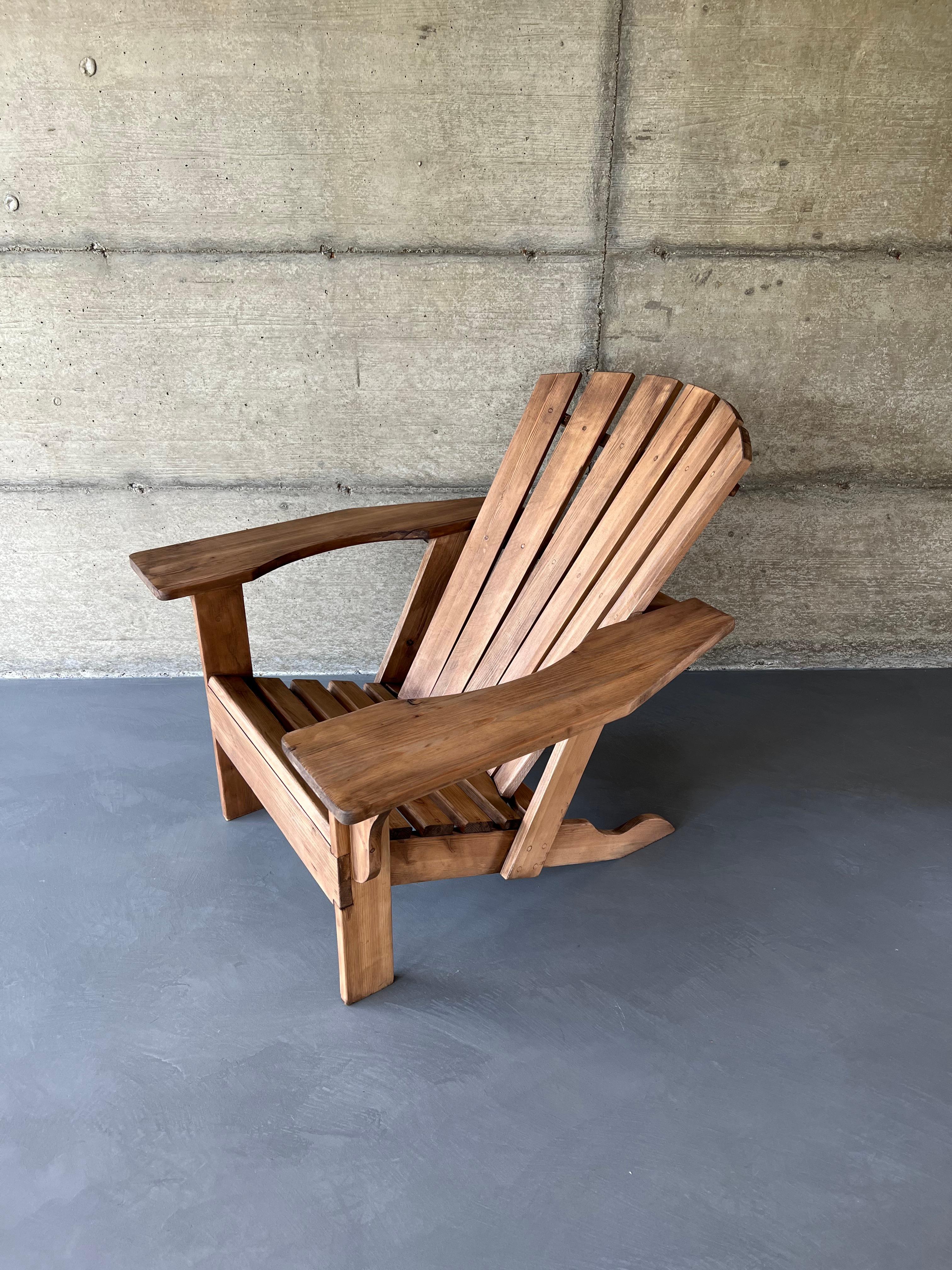 French Adirondack in Pine, circa 2010 For Sale 7