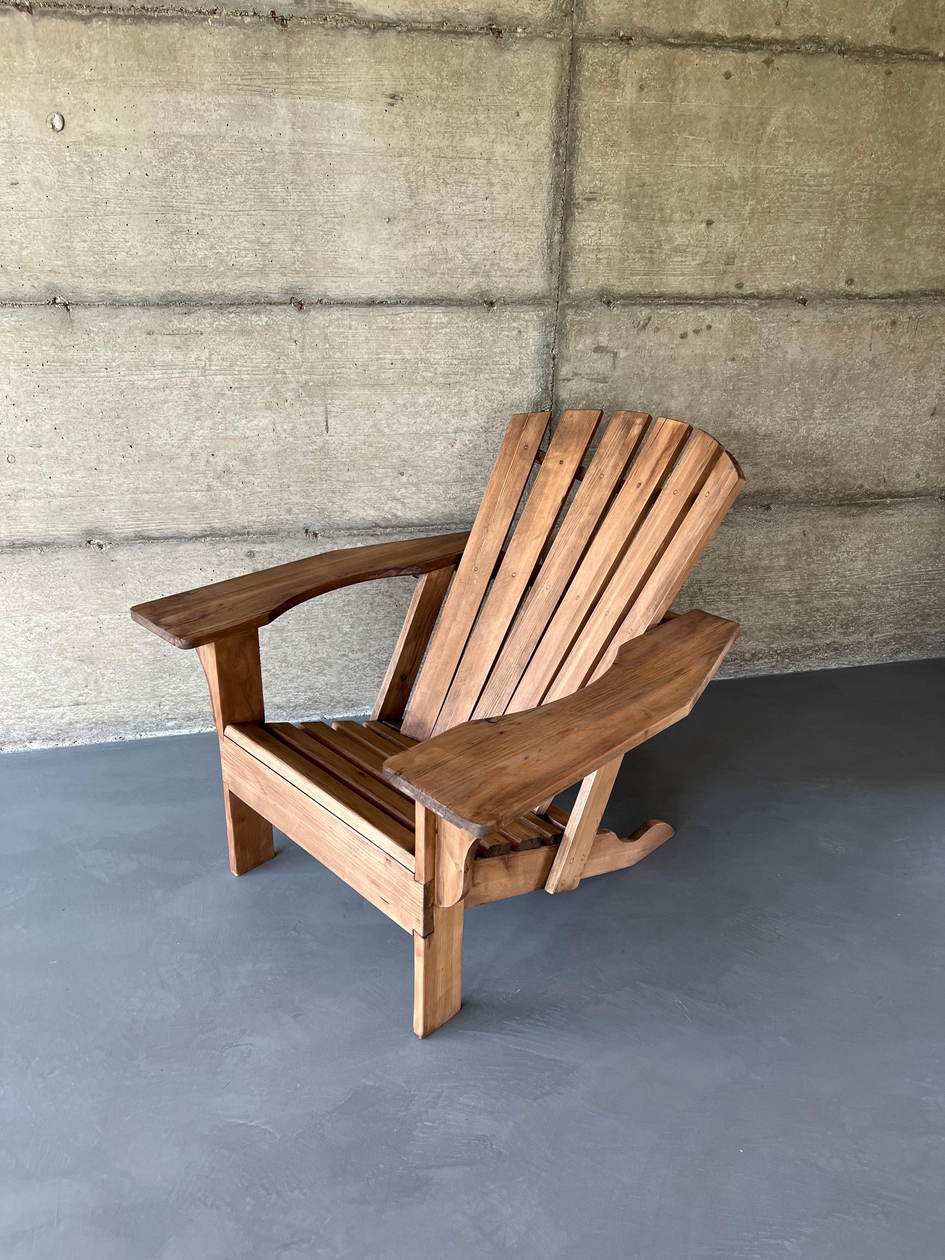 French Adirondack in Pine, circa 2010 For Sale 8