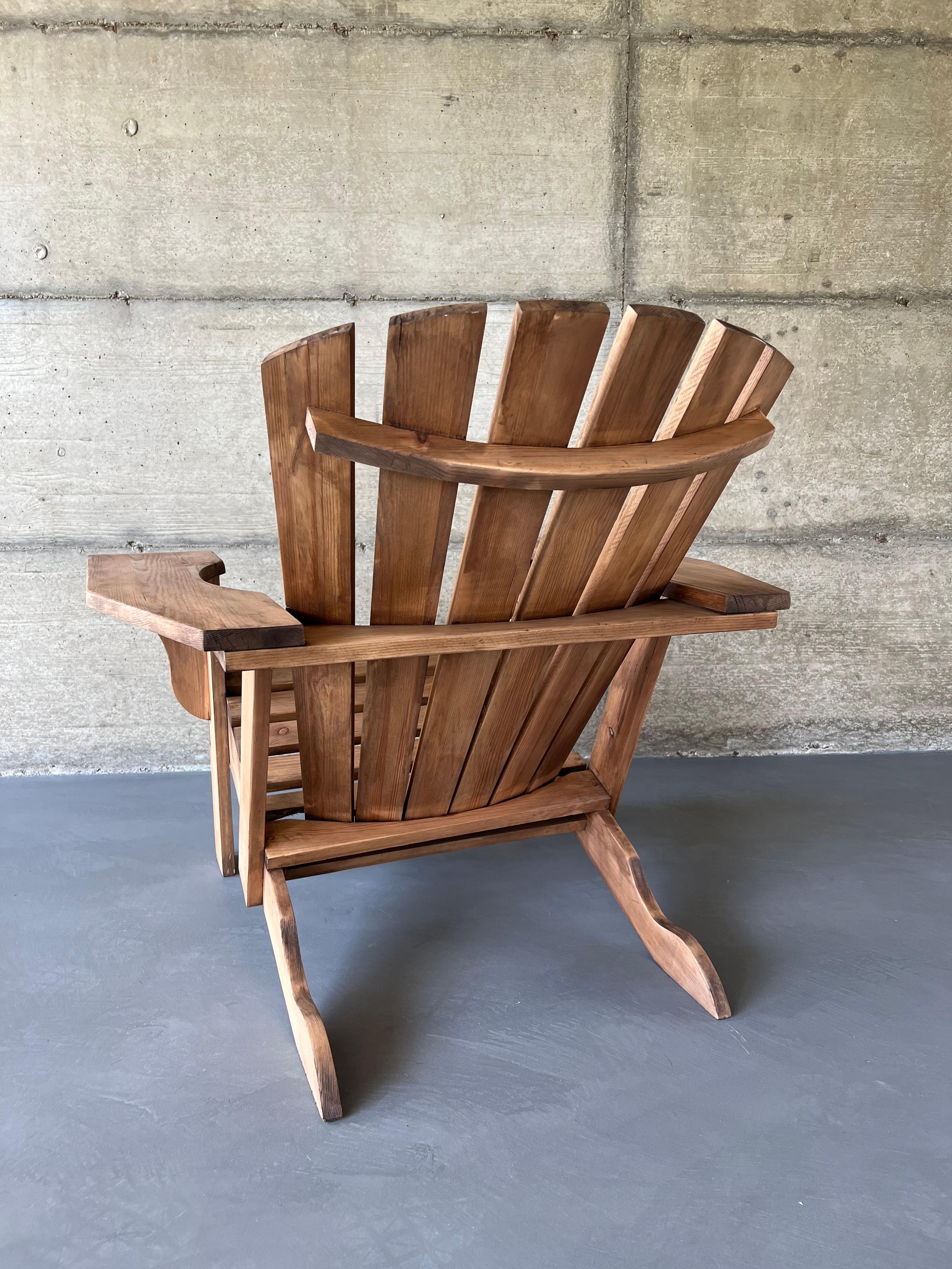 French Adirondack in Pine, circa 2010 For Sale 10