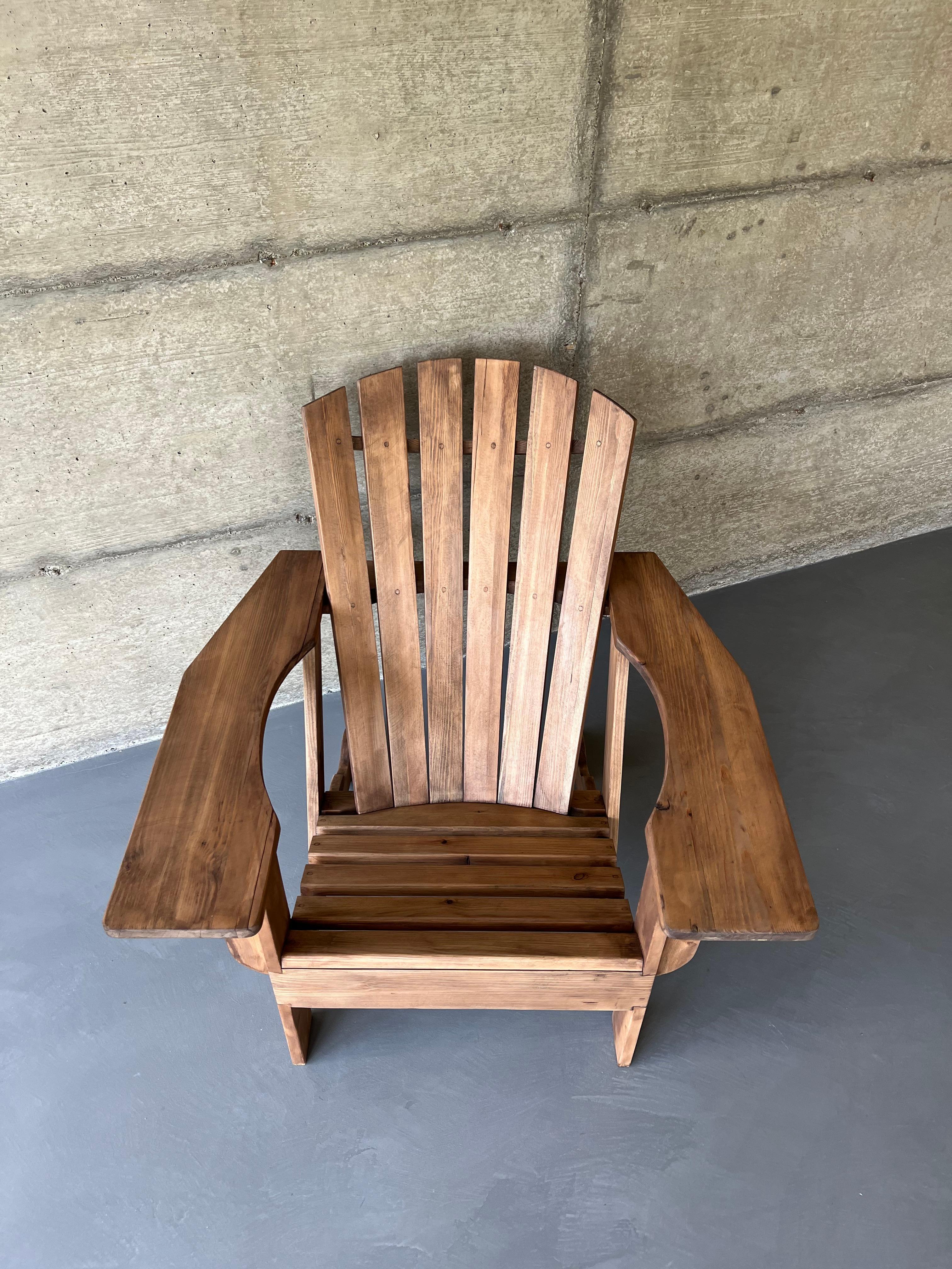 French Adirondack in Pine, circa 2010 For Sale 1
