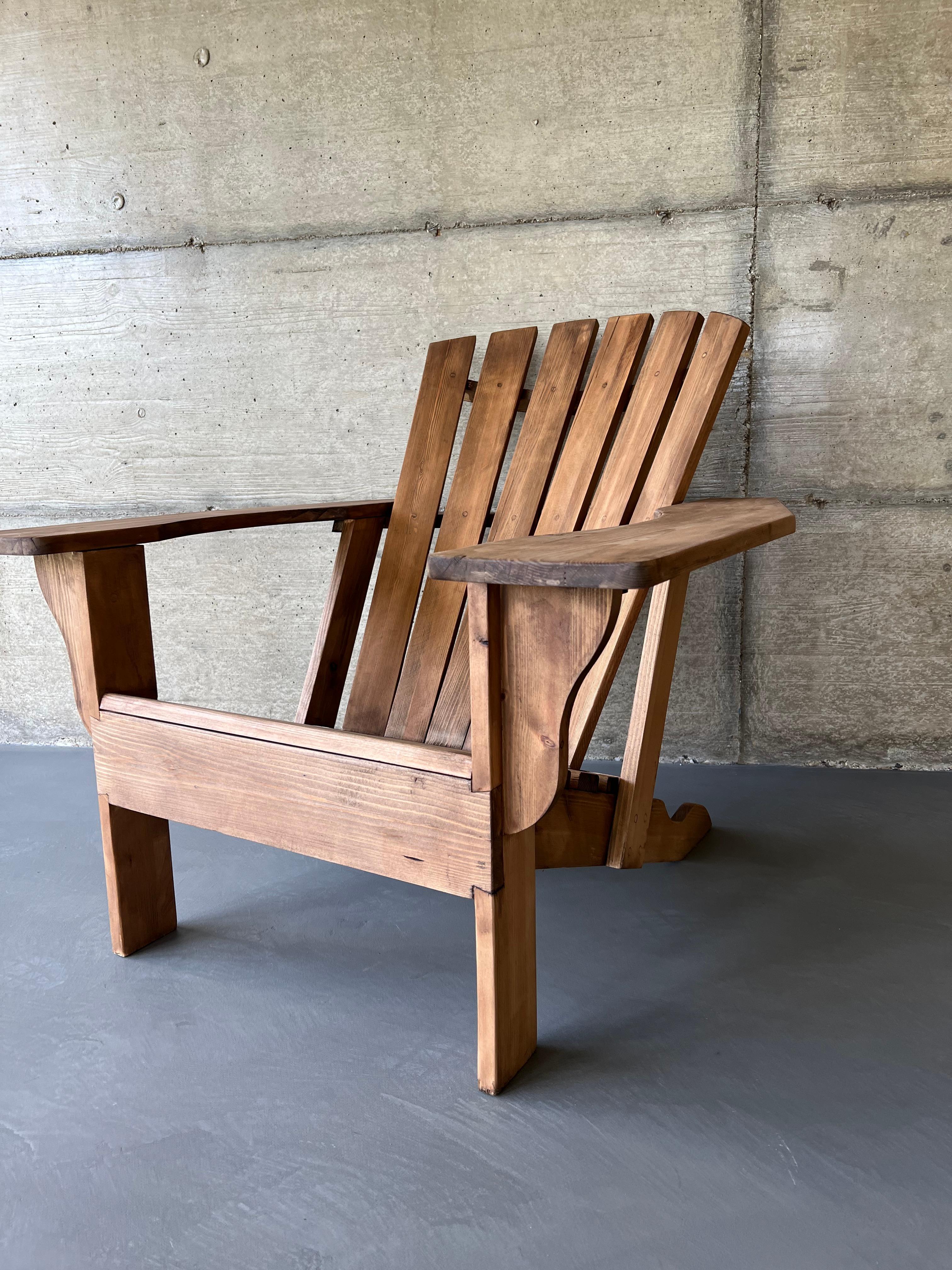 French Adirondack in Pine, circa 2010 For Sale 2