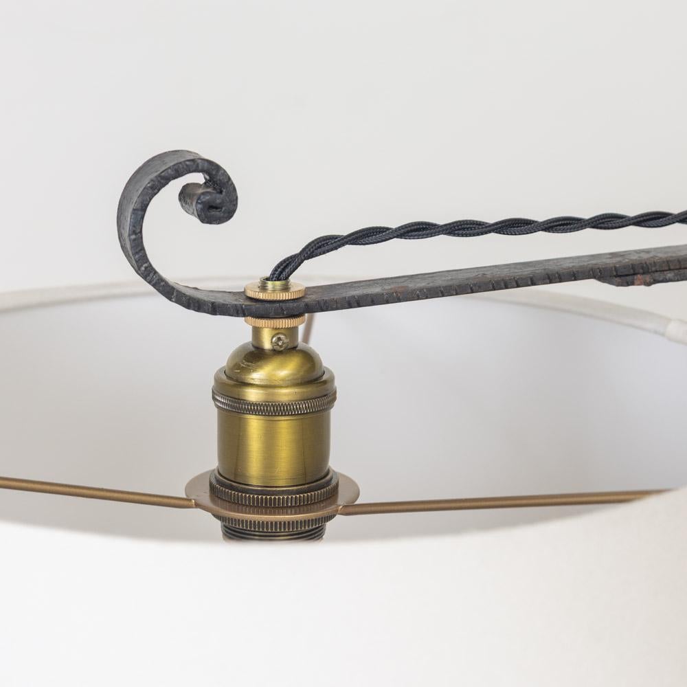 French Adjustable Iron Floor Lamp For Sale 5
