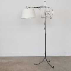 French Adjustable Iron Floor Lamp
