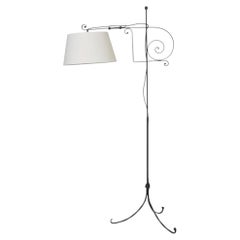 French Adjustable Iron Floor Lamp