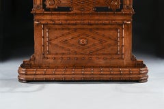 French Aesthetic Period Japonisme Birdseye Maple Faux Bamboo Hall Stand