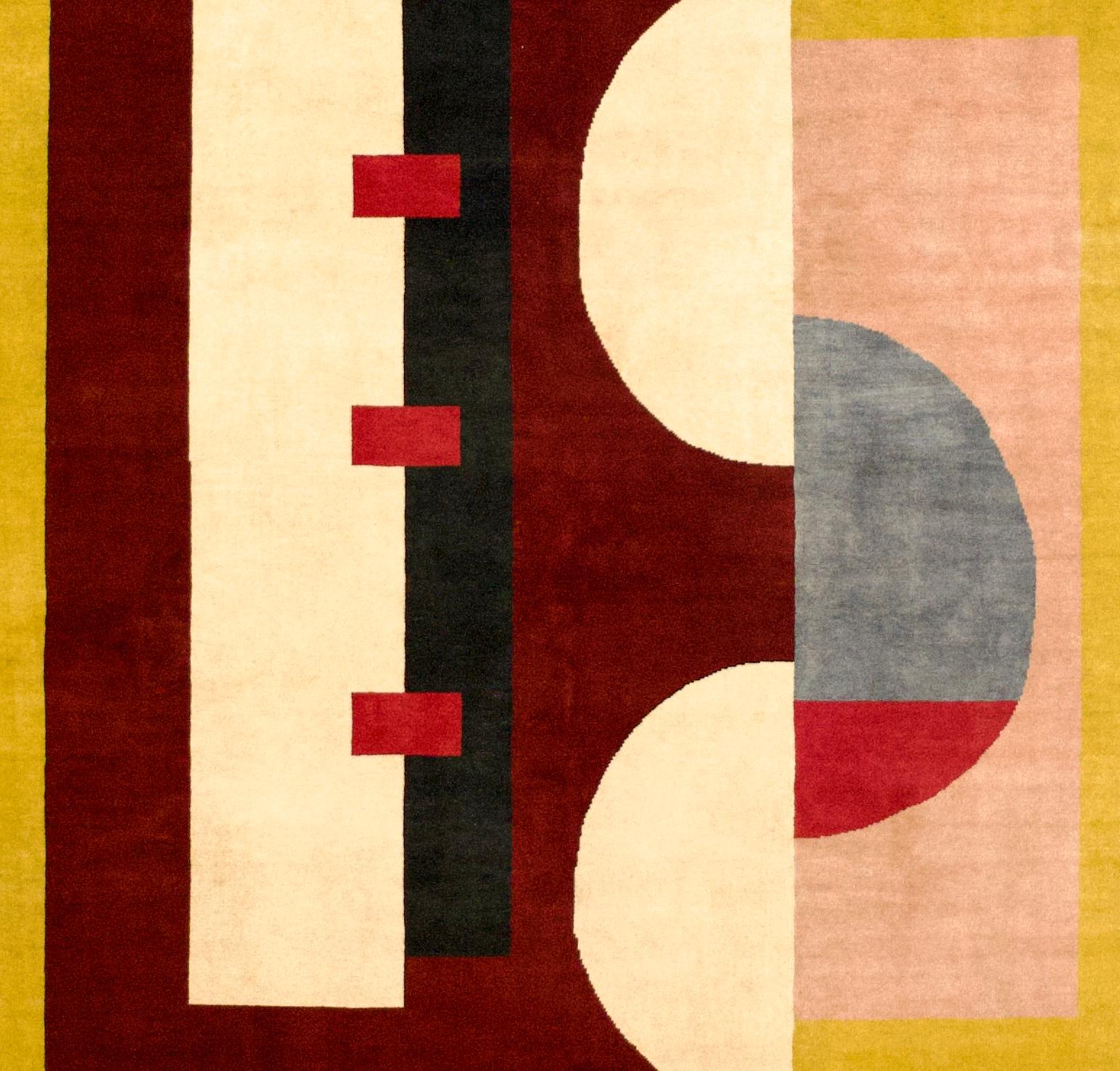 Francese Tappeto French After Fernand Leger 6'8