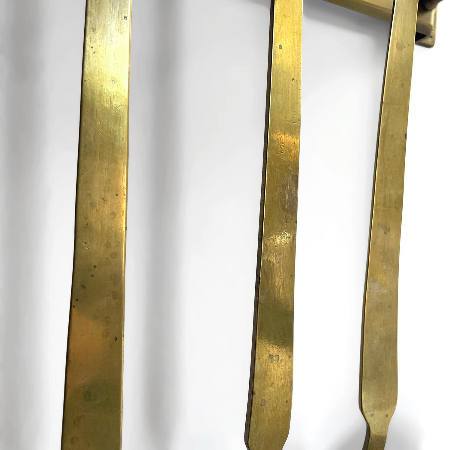 French Aged Brass Cooking Set For Sale 7