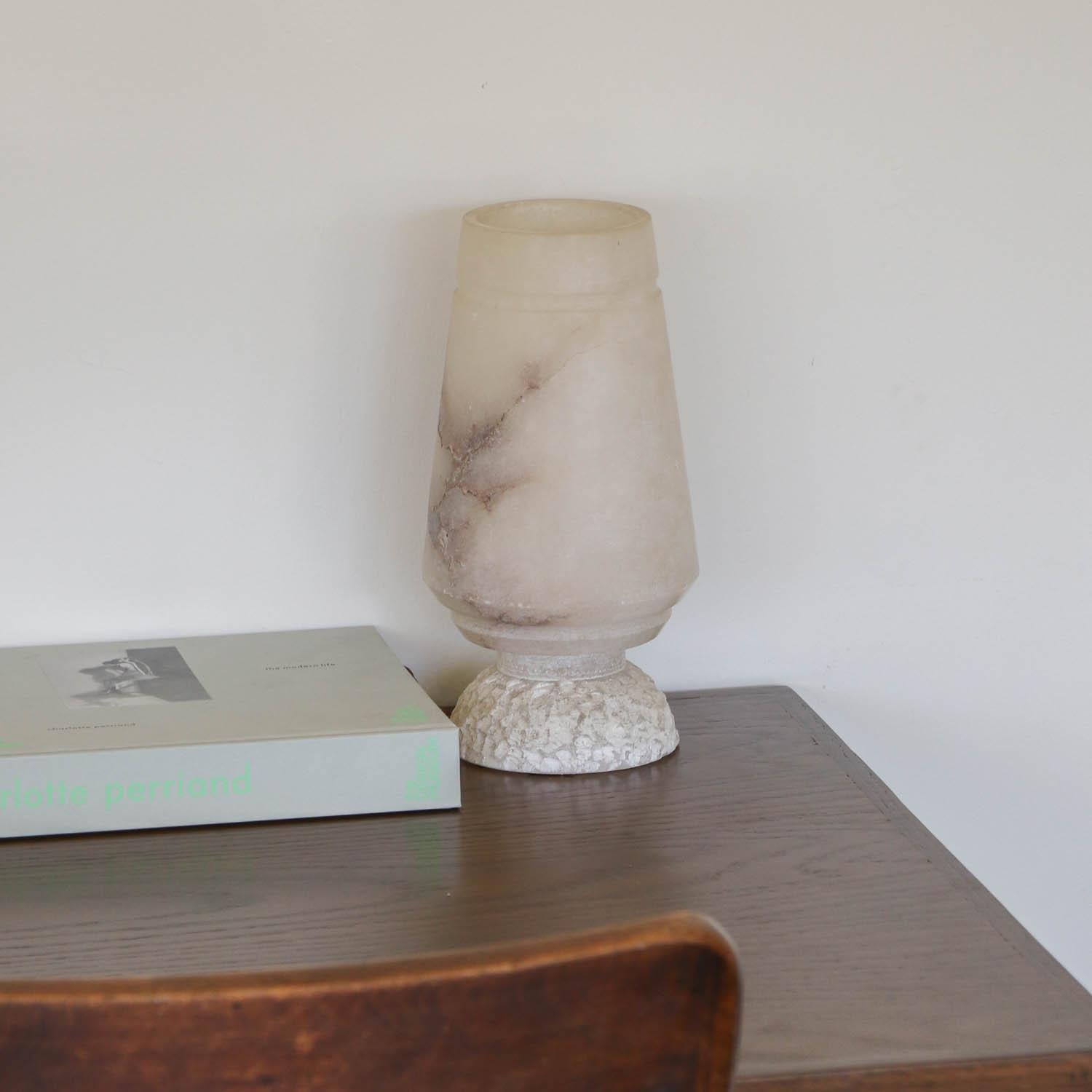 French Alabaster Table Lamp For Sale 10