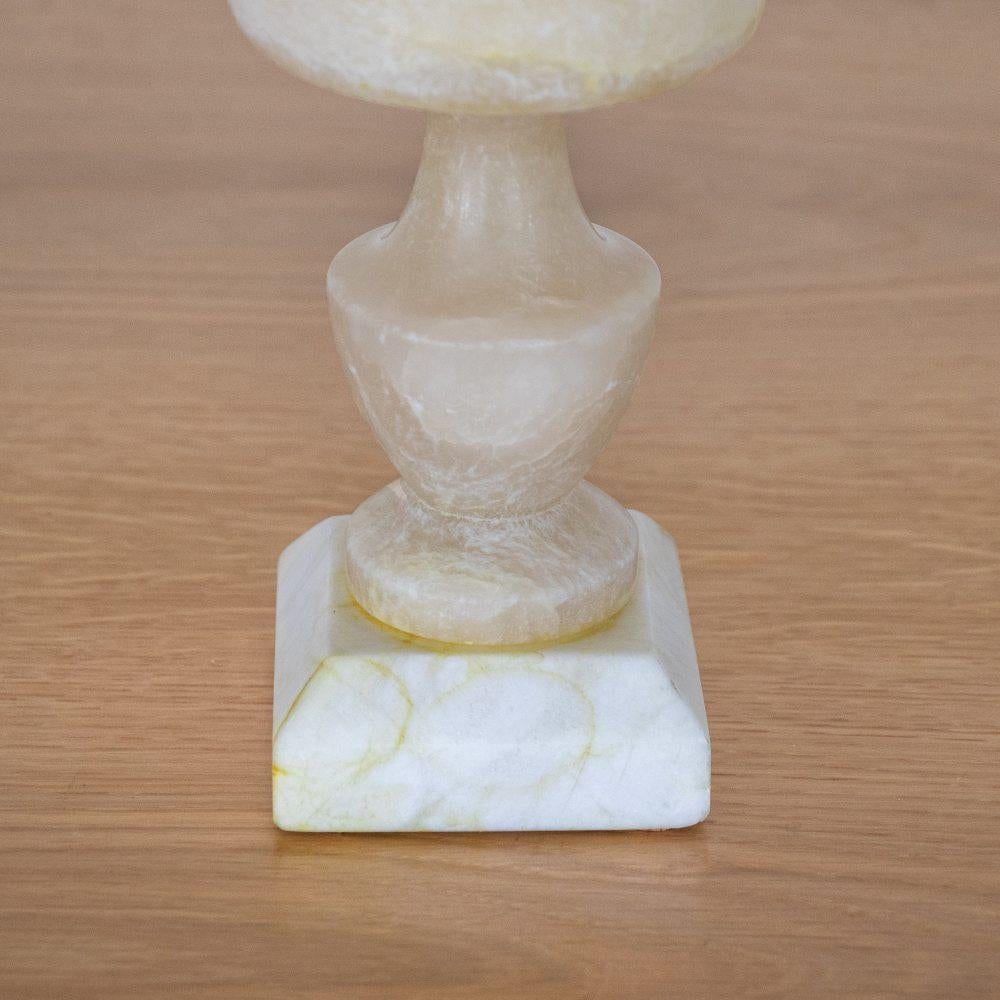 French Alabaster Table Lamp For Sale 11