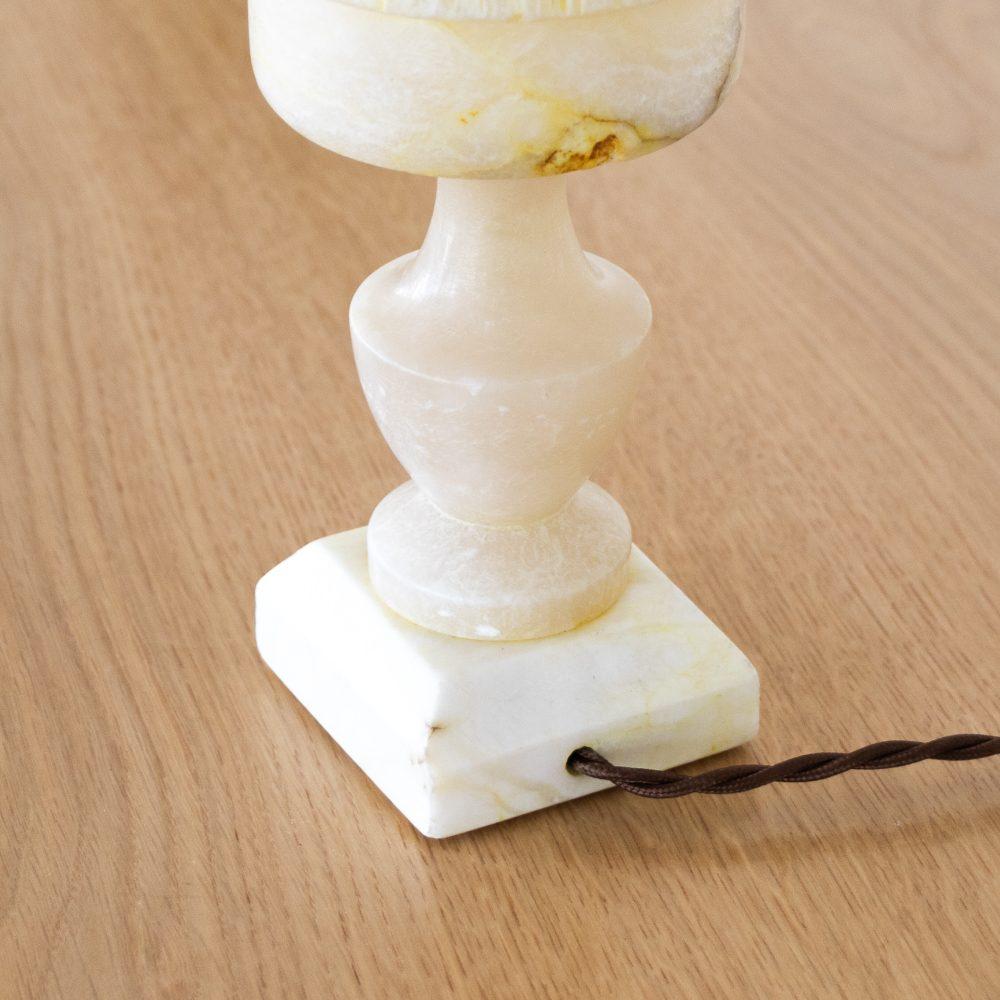French Alabaster Table Lamp For Sale 13
