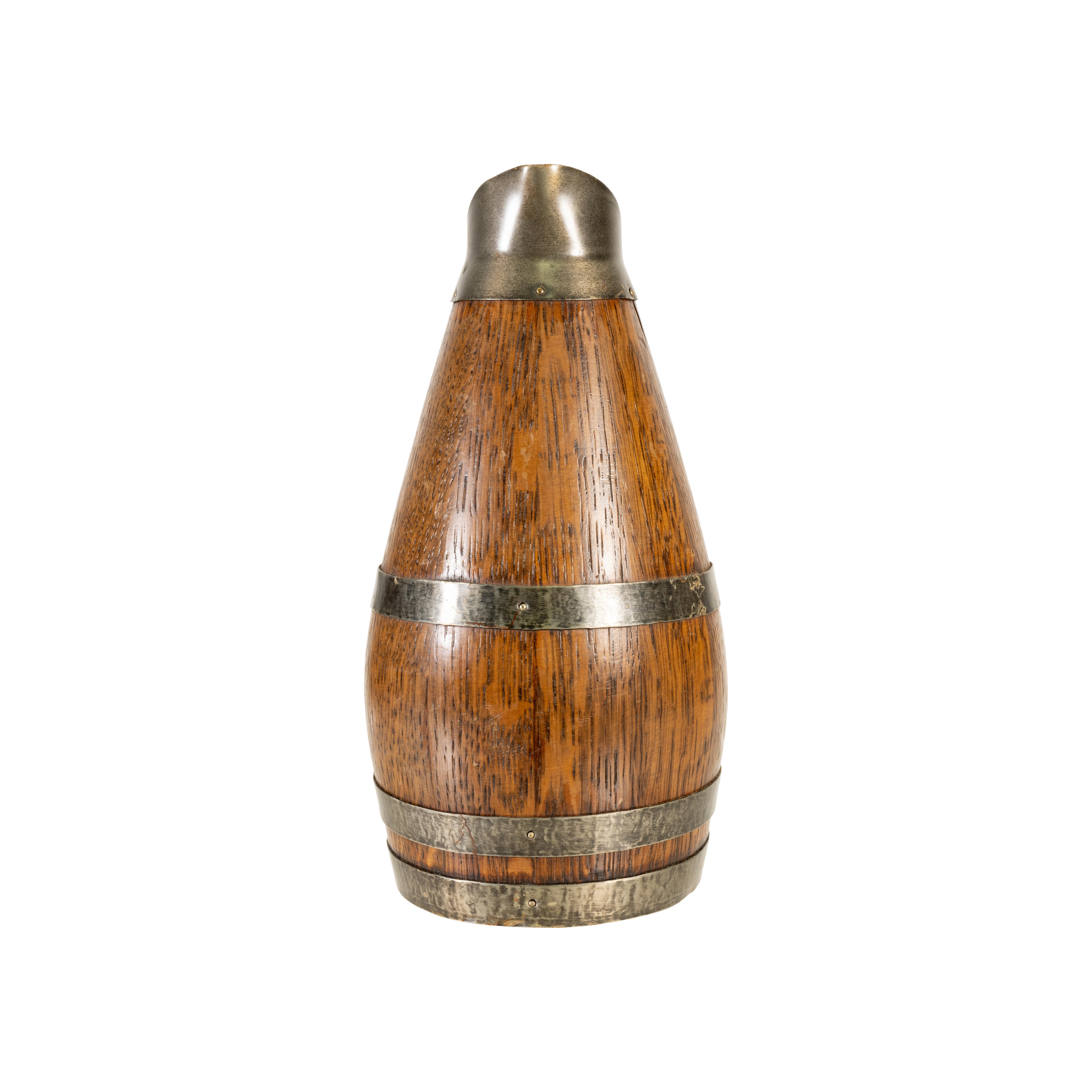 Wood French Alascian Wine Pitcher For Sale