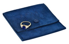 Alexandre Reza Bague en or 18 carats avec saphir de Birmanie non chauffé de 2,68 carats et diamants