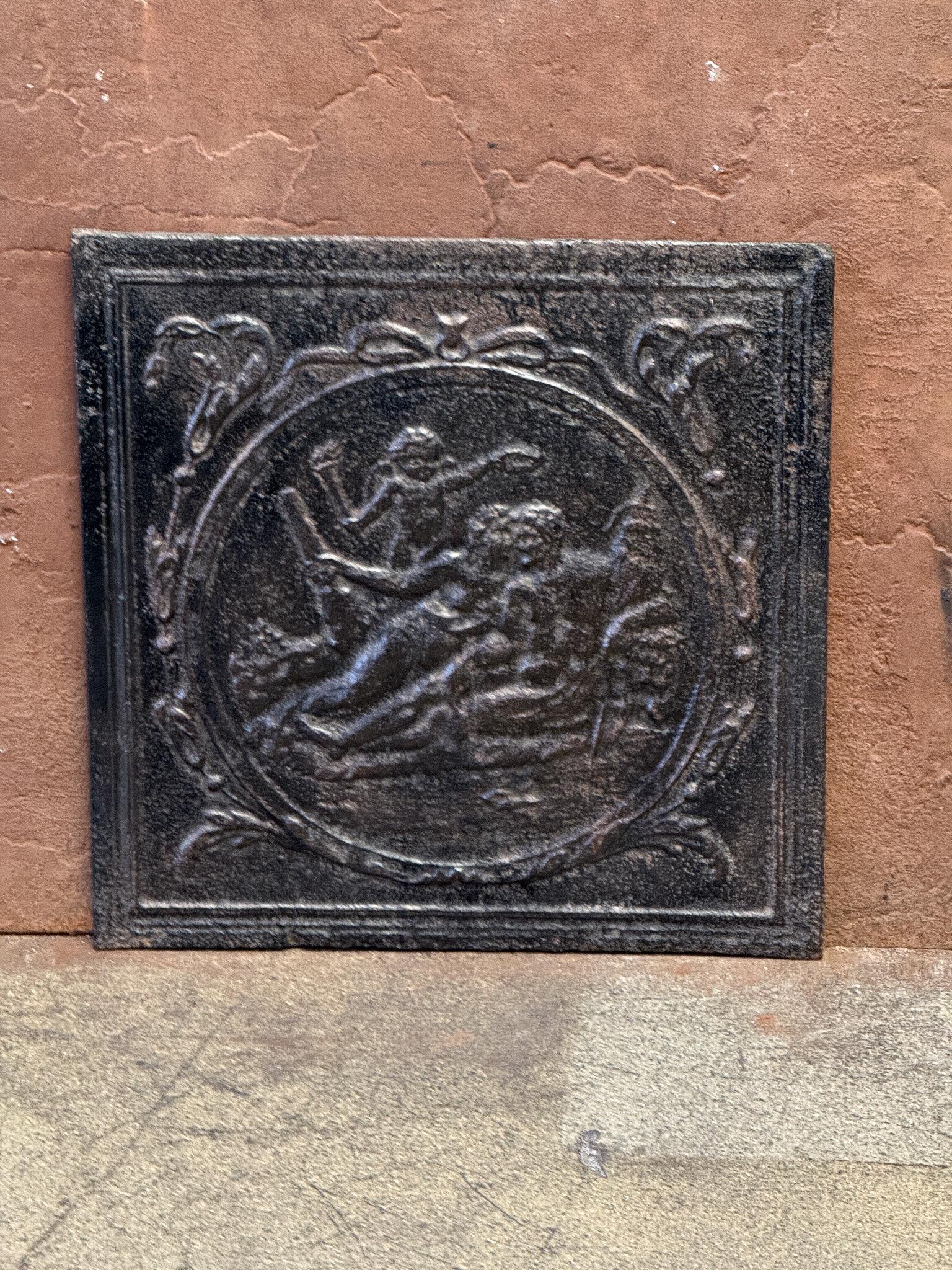 French 'Allegory of Love' Fireback / Backsplash, 19th Century, Victorian Period For Sale 3