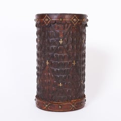French Alligator Bin or Canister