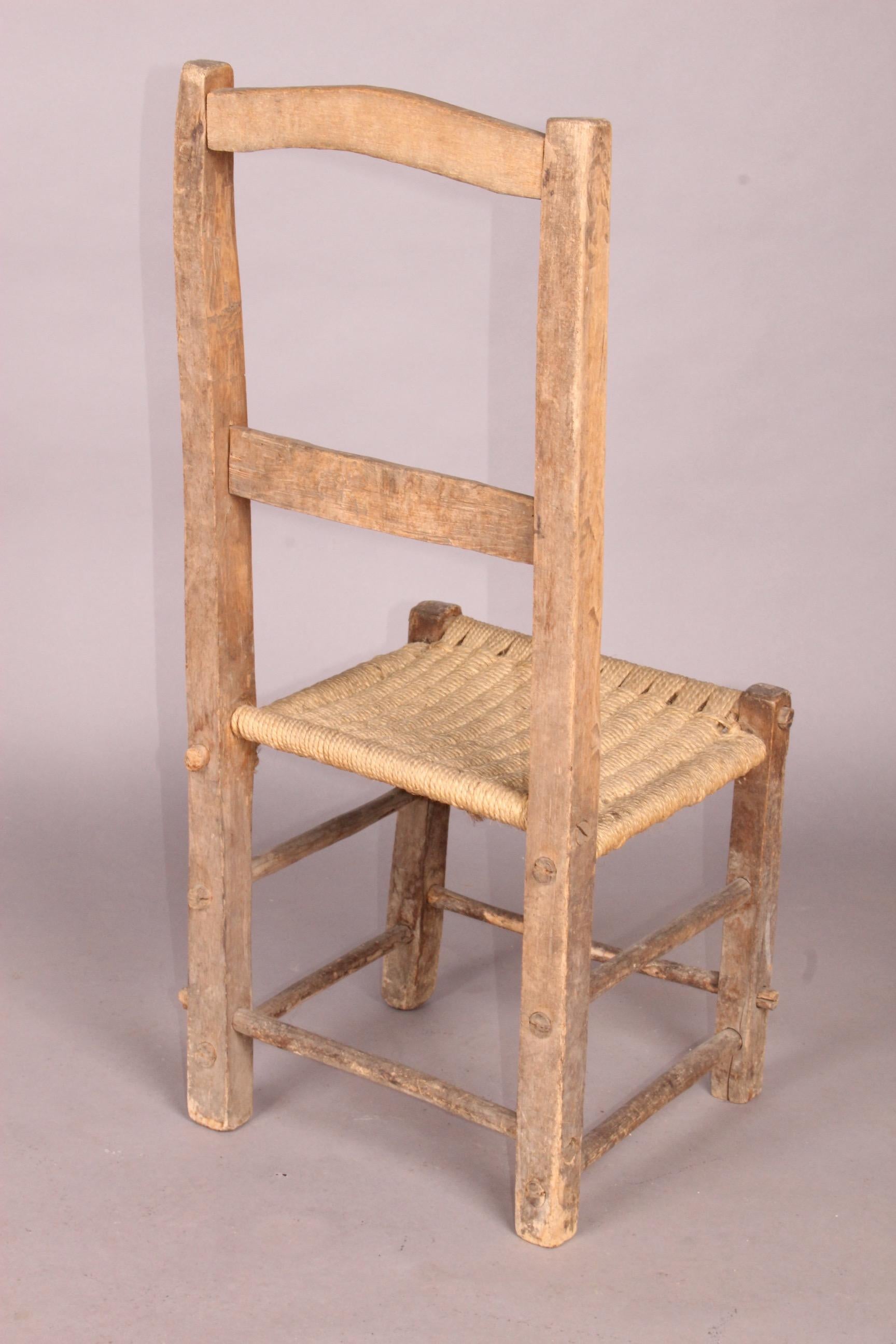 French Alp, folk art , Chair For Sale 1