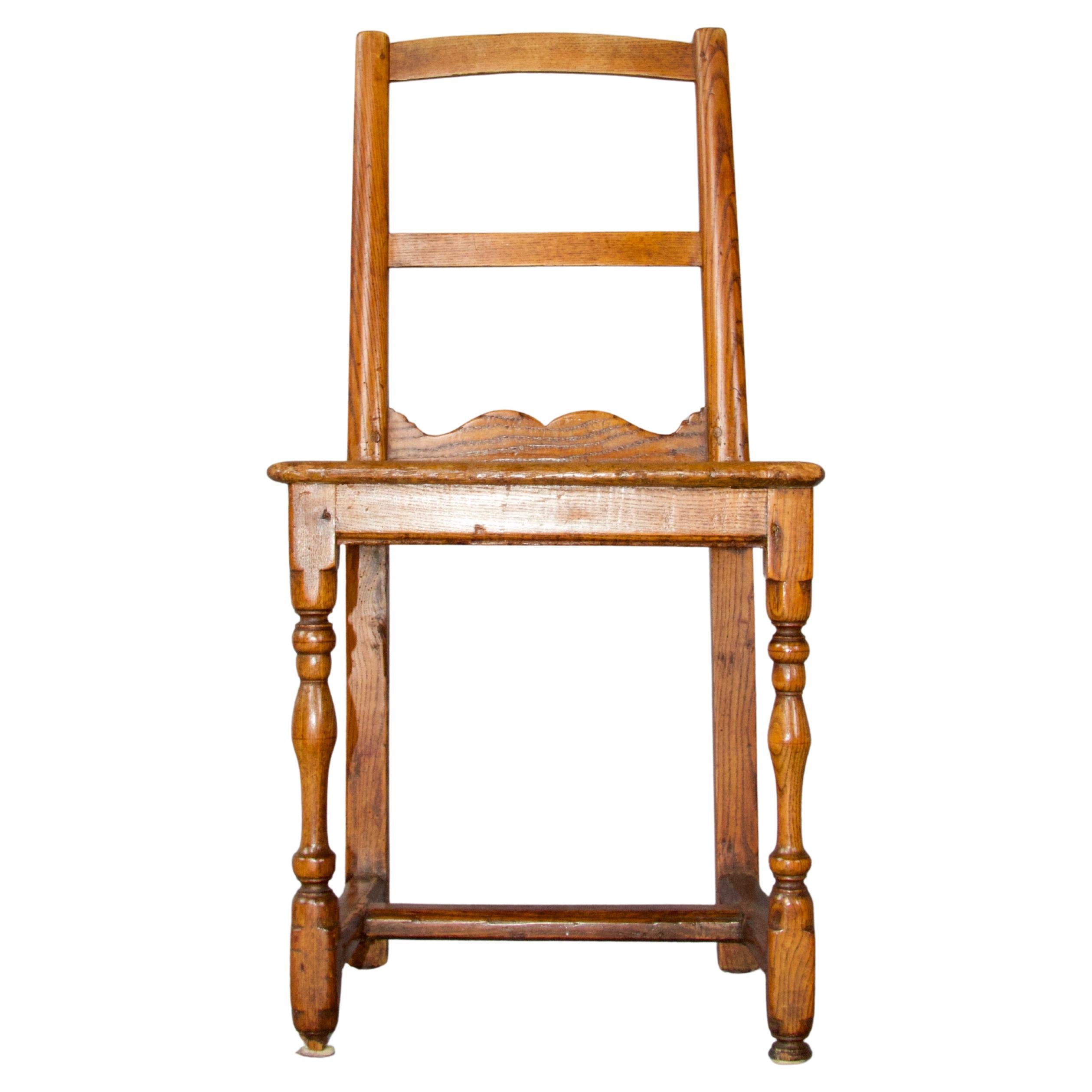 French alp Louis XIII style chair For Sale