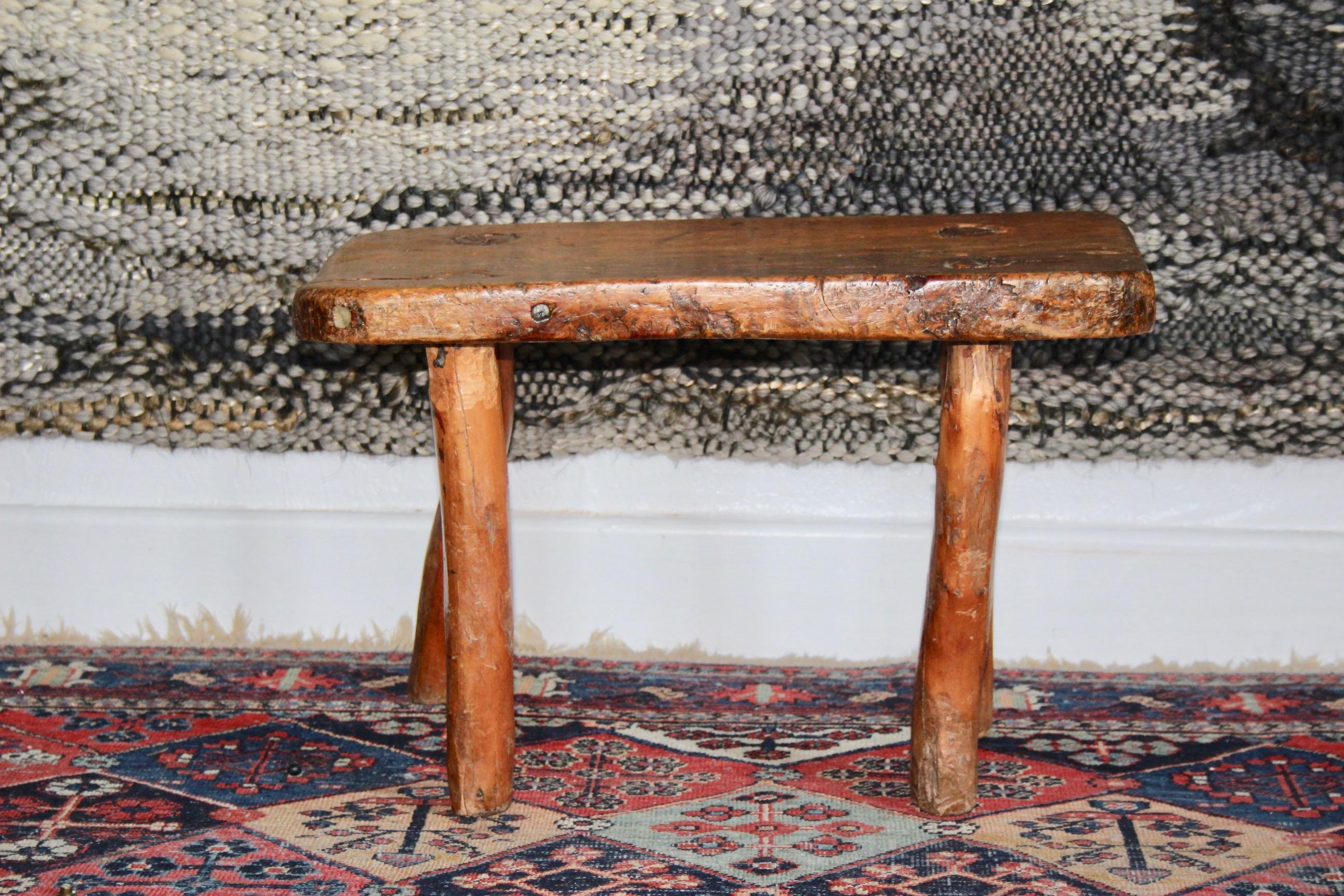 Mid-19th Century French alp stool For Sale