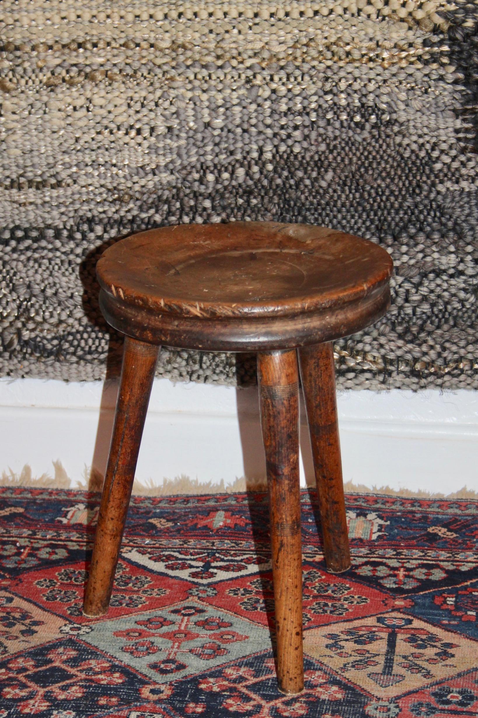 19th Century French alp stool  For Sale