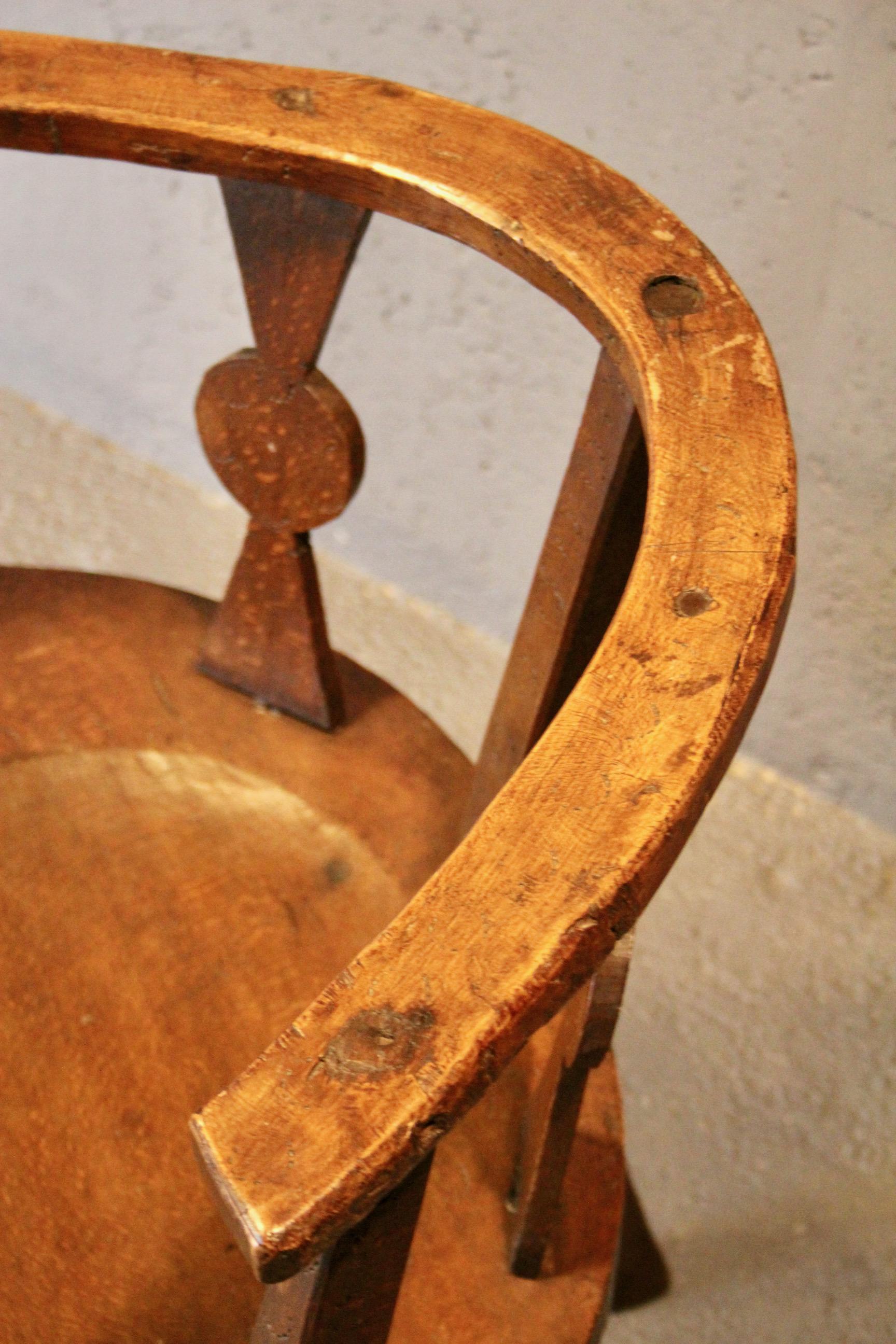 Legno Poltrona francese in legno d'alpeggio in vendita