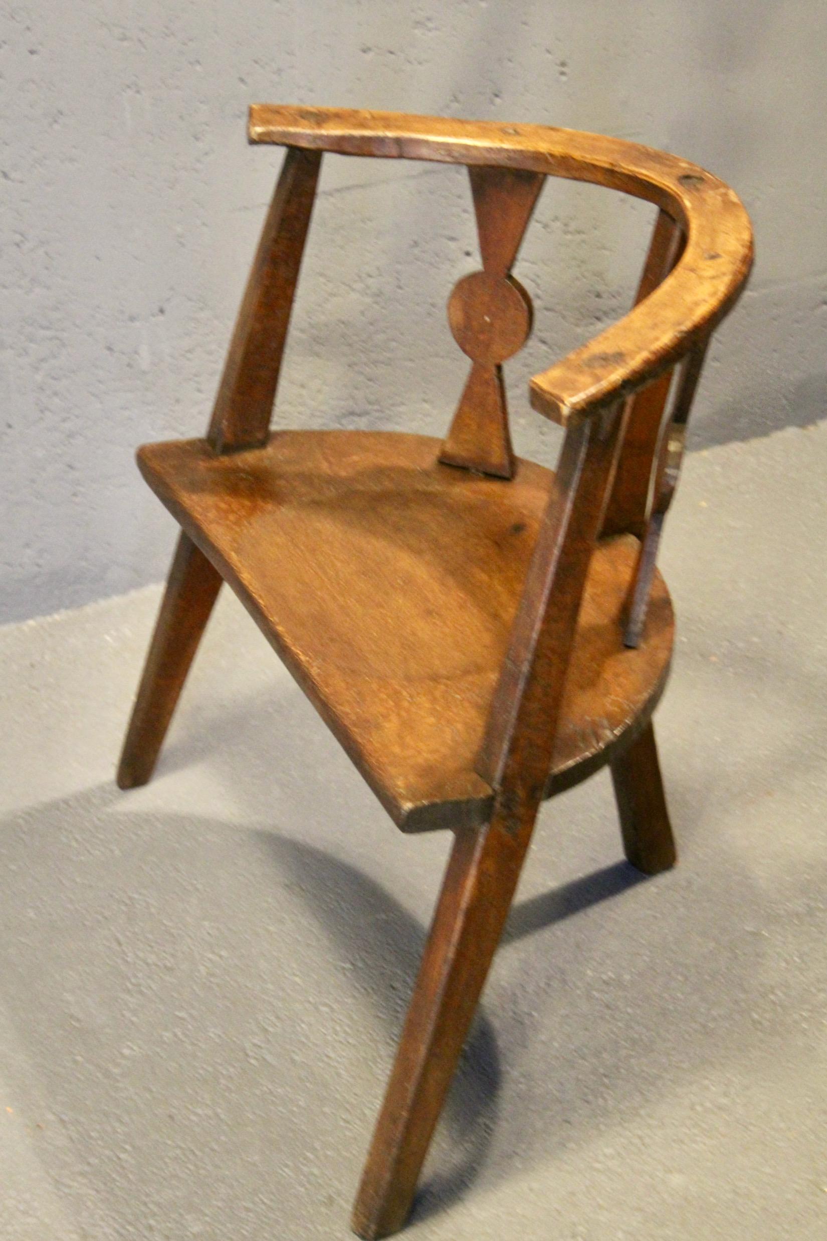 Poltrona francese in legno d'alpeggio in vendita 2