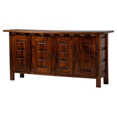 French Alpine Buffet in Solid Oak, 1950s