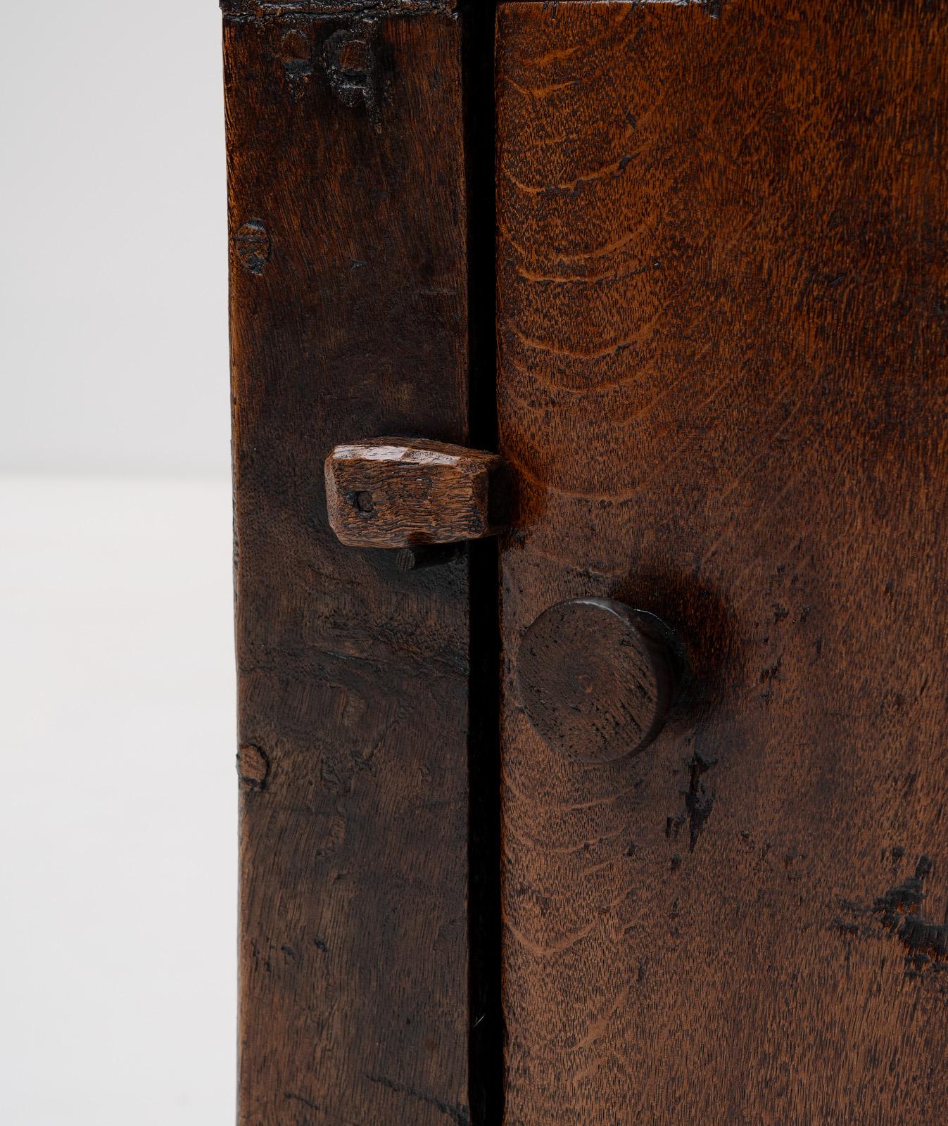 Legno Armadio rustico francese di arte popolare,  Francia XIX secolo in vendita