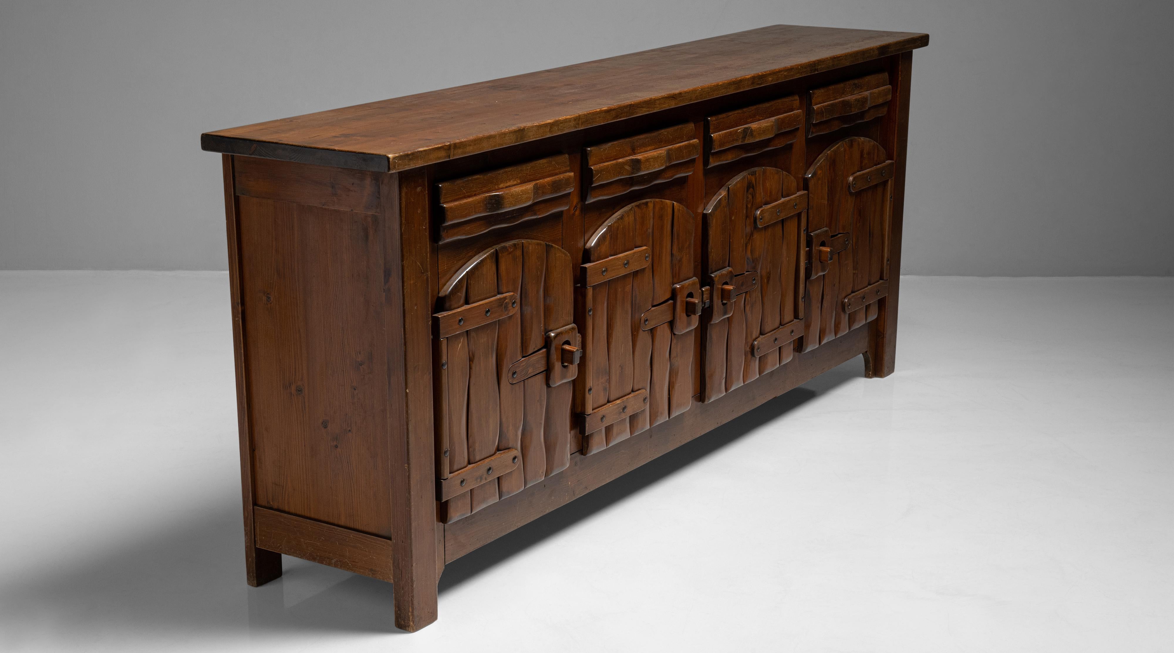 20th Century French Alps Sideboard, circa 1960