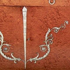 Exceptional Quality French Amboyna Empire Buffet Sideboard from Paris.