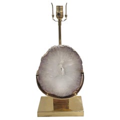 French Amethyst Lamp