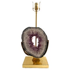 French Amethyst Lamp